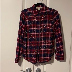 Michael Kors Plaid Button-up Shirt